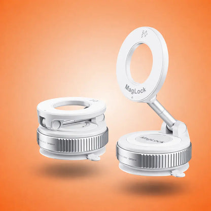 MagLock® | Soporte Magnético 360° con Ventosa de Vacío Ultra Firme
